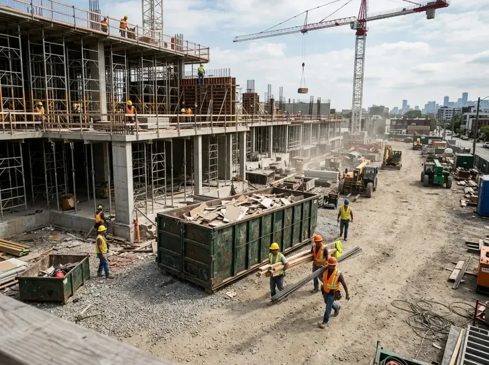 commercial-construction-site-w-002 — frequently asked questions, Low Cost Construction Dumpster Rental in San Benito, TX